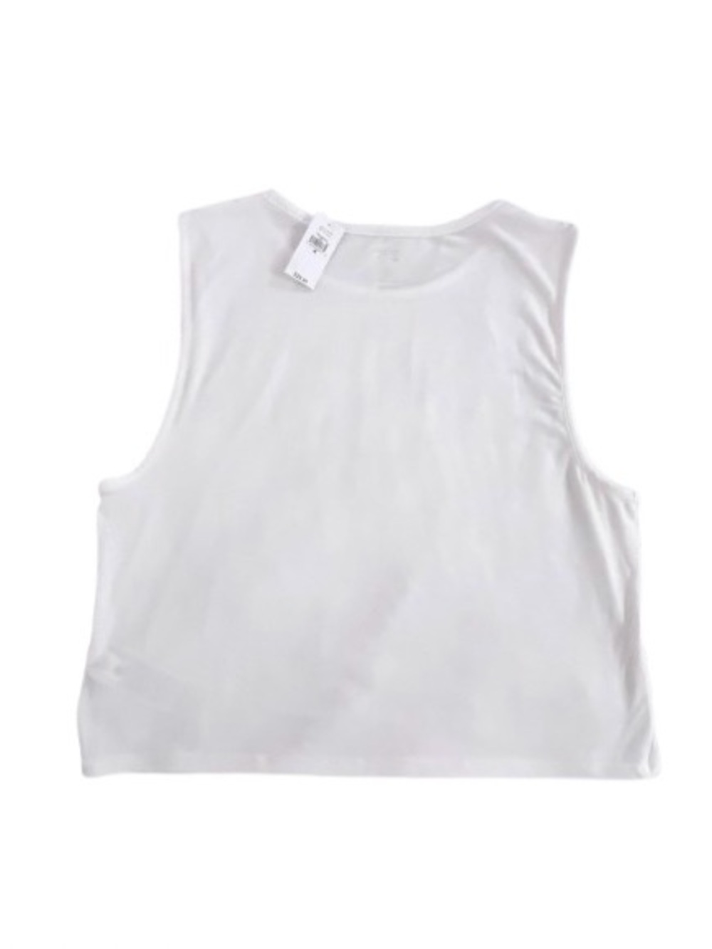 🆕- Gap Fit White Sleeveless Crop Tank Top - Women. Size: medium - Picture 3 of 6